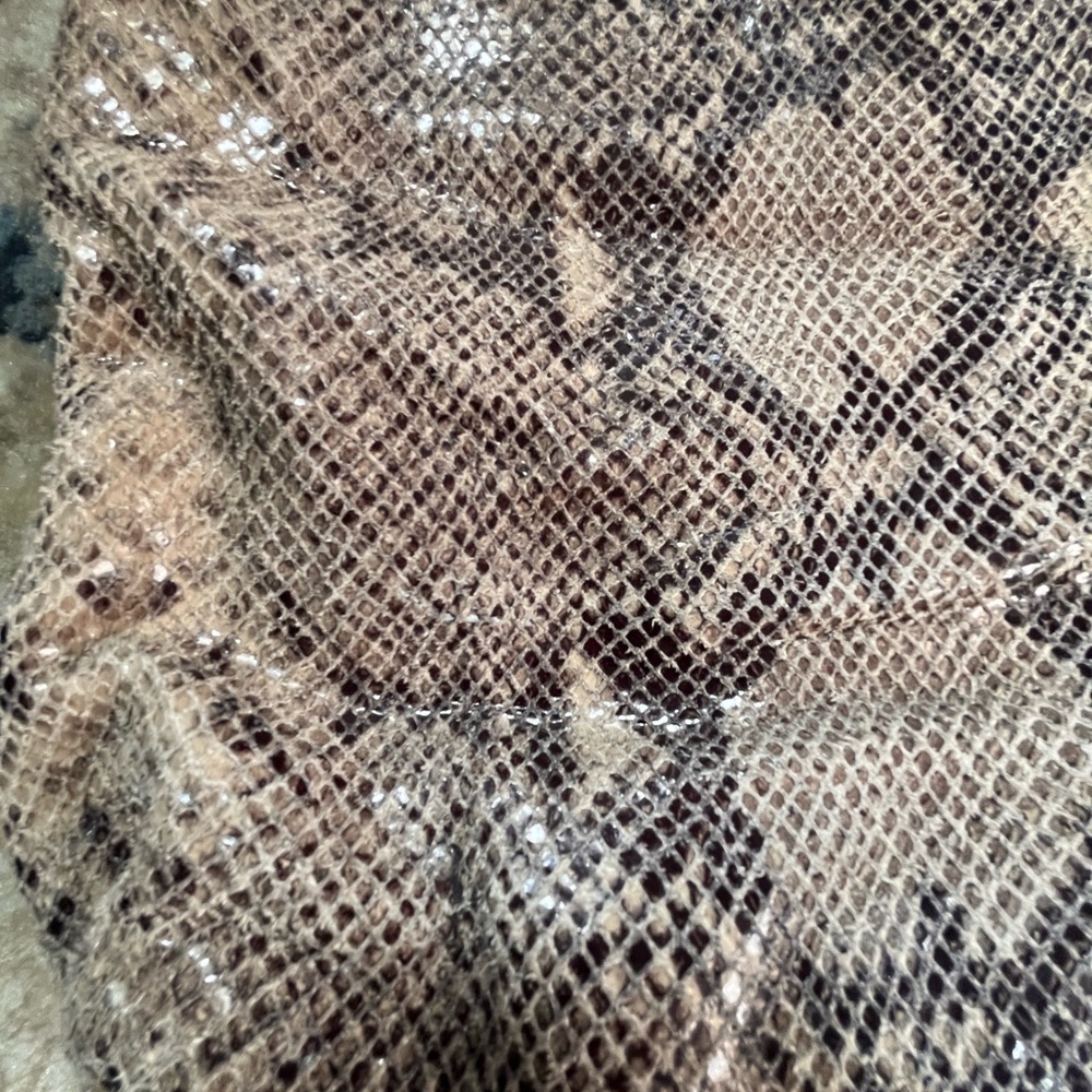 Michael by Michael Kors pho snakeskin handbag chain
